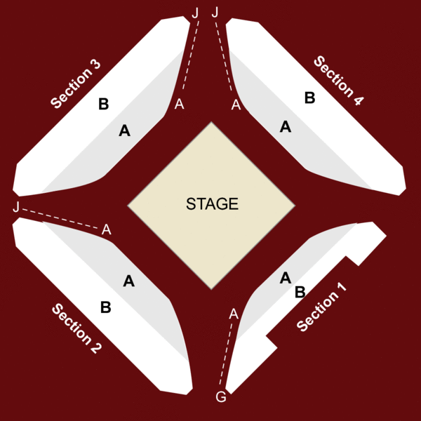 Marriott Theatre Lincolnshire, IL seating chart and stage